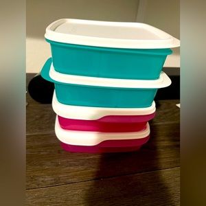 Brand new Tupperware storage containers